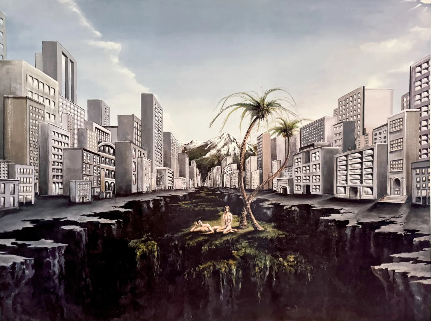 All Together Alone — a surrealist figurative work by Jeff Osser