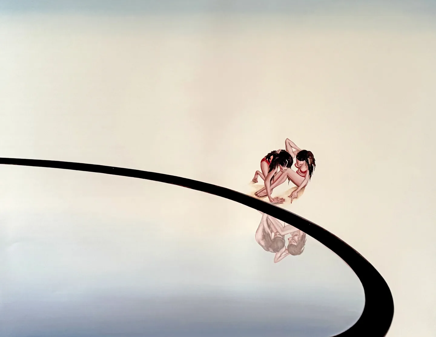 The Deep End — a surrealist figurative work by Jeff Osser